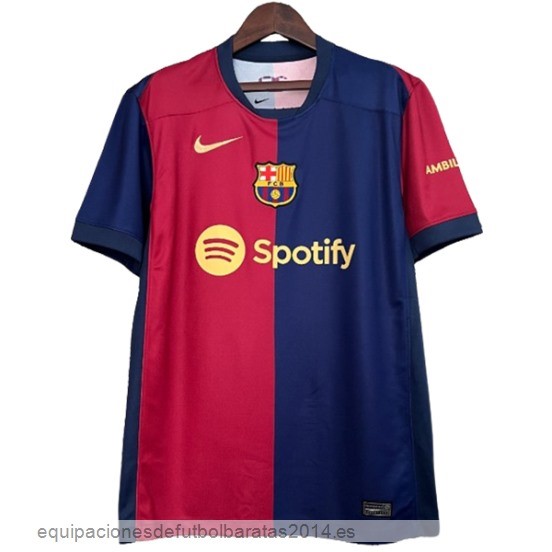 Nuevo Tailandia 1ª Camiseta Barcelona 24/25 Azul Rojo Baratas